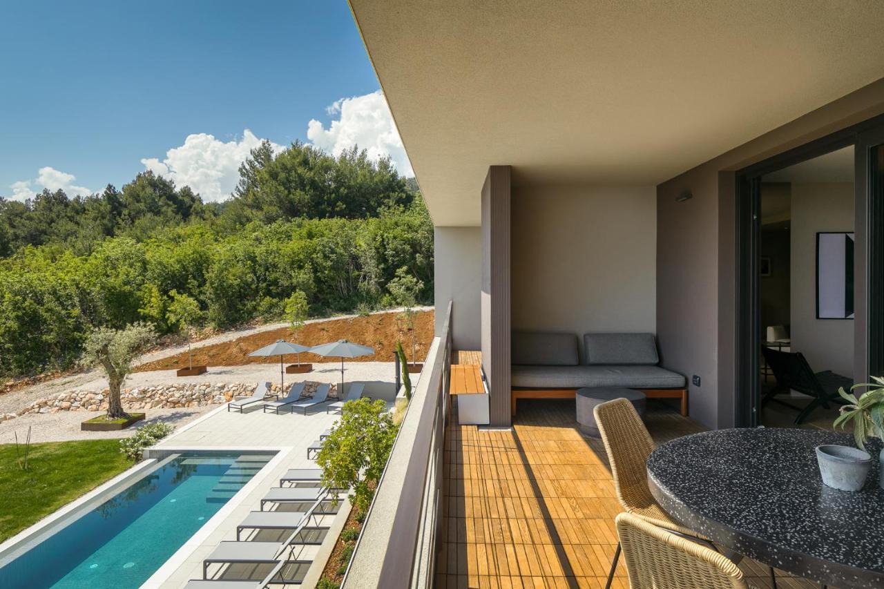 Oltremare Apartments With Pool Рабац Екстер'єр фото